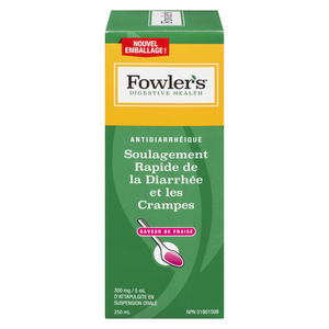 FOWLERS SOUL DIARRHEE FRAISE 250ML