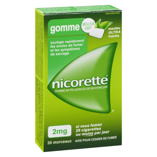 NICORETTE 2MG GOM MENT/ULT/FRAI 30