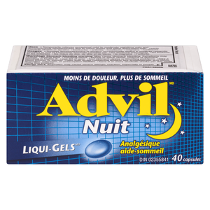 ADVIL NUIT LIQ/GEL CAPS 40