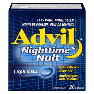 ADVIL NUIT LIQ/GEL CAPS 20