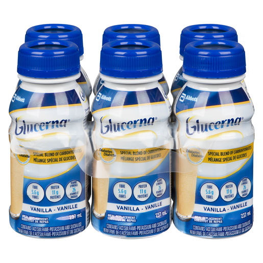 GLUCERNA SUBST VANILLE 6X237ML