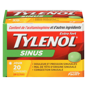 TYLENOL SINUS X/F JR COMP 20