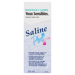 B+L YEUX SENS SOLUTION SALINE 355ML