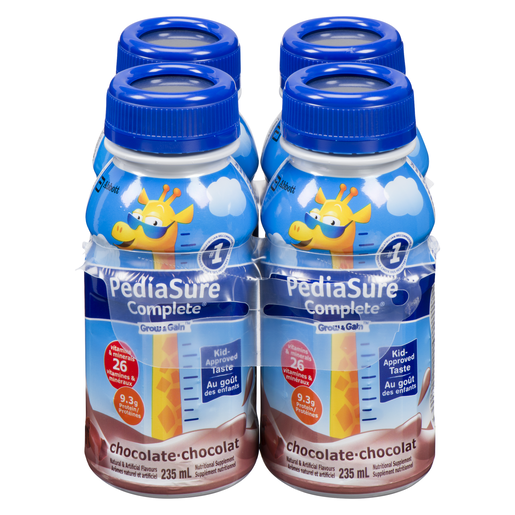 PEDIASURE COMPL SUPPL CHOC 4X235ML