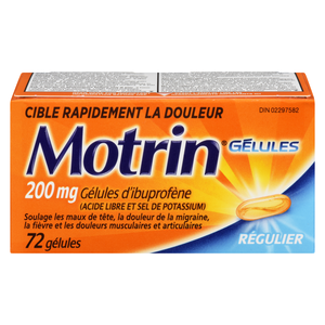 MOTRIN IBUP 200MG LIQ/GEL CA 72