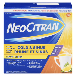 NEOCITRAN X/F RH/SIN CI/NUIT 10