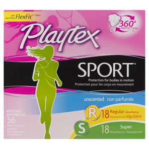 PLAYTEX TAMP SPORT MLT 36