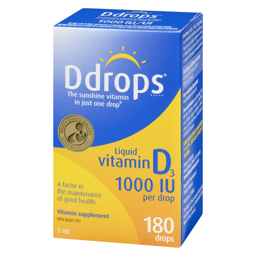 DDROPS VIT+D 1000UI GOUTTES180