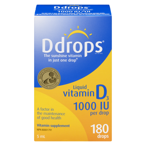 DDROPS VIT+D 1000UI GOUTTES180