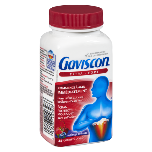 GAVISCON ANTIACIDE X/F FRUIT25