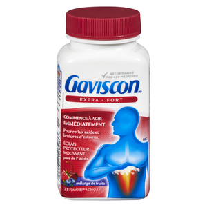 GAVISCON ANTIACIDE X/F FRUIT25