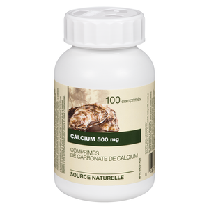 CALCIUM COQ/HUI NOVO 500MG 100