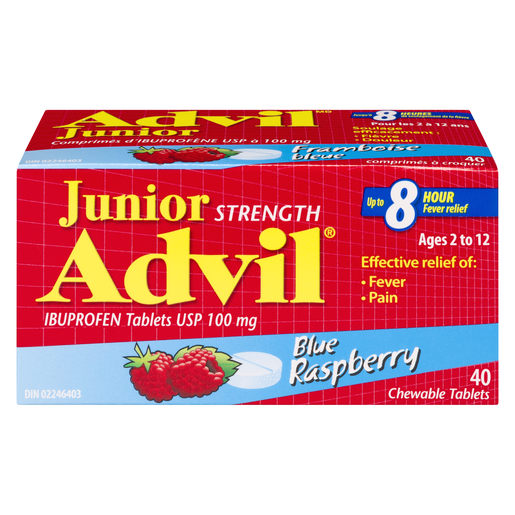 ADVIL JR IBUP FRAM/BL CROQ CO 40