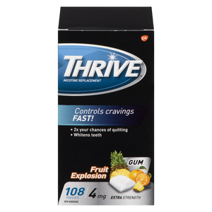 THRIVE GOM 4MG NICO EXPL/FRUITS 108