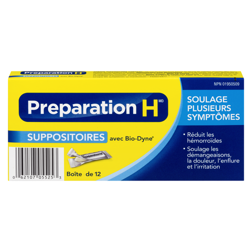 PREPARATION H  SUPPOSITOIRES 12