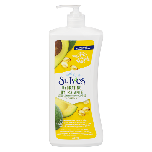 ST-IVES LOTION VIT E  600ML