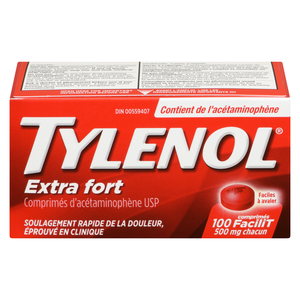 TYLENOL 500MG FACILE X/F CO100