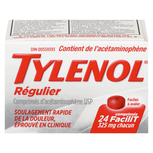 TYLENOL 325MG  COMP 24