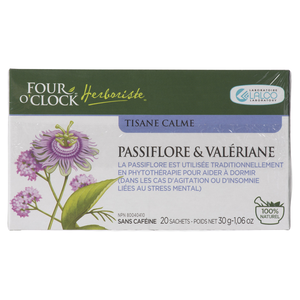 F/OCLOCK TIS PASSIFLORE/VALERIANE 20