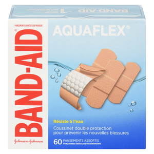 BAND-AID PANS AQUAFLEX ASST 60